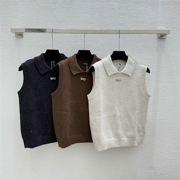 商品名称：シャネル CHANEL XG-MDCH25025 2025年新作 ニットベスト ロングスリーブ ウールニット セーター クルーネック 長袖 レディース