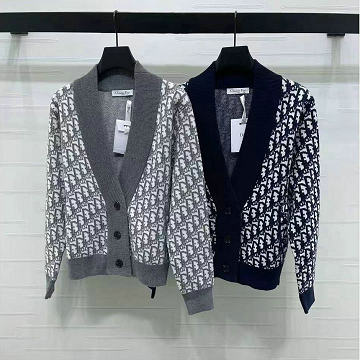 商品名称：クリスチャンディオール CHRISTIAN DIOR XG-MKCD25020 2025年新作 カーディガン ウールニット コート ロングスリーブ クルーネック
