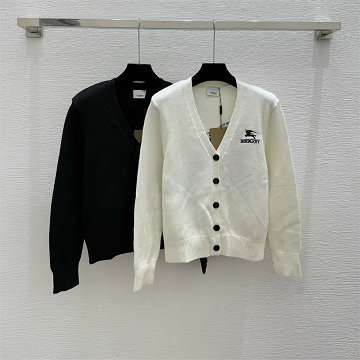 商品名称：バーバリー BURBERRY XG-MKBR25002 2025年新作 カーディガン ロングスリーブ ウールニット コート セーター クルーネック 長袖 レディース