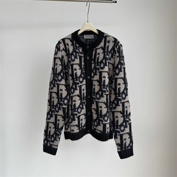 商品細詳を見る:クリスチャンディオール CHRISTIAN DIOR XG-MKCD25022 2025年新作 カーディガン ウールニット コート ロングスリーブ クルーネック