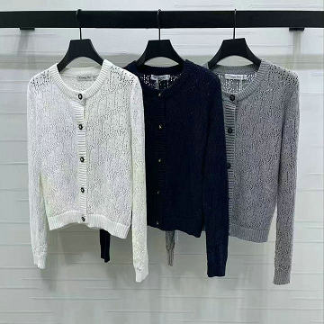 商品細詳を見る:クリスチャンディオール CHRISTIAN DIOR XG-MKCD25026 2025年新作 カーディガン ウールニット コート ロングスリーブ クルーネック