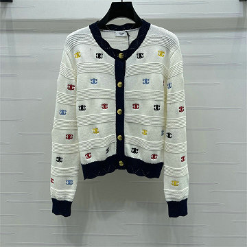 商品細詳を見る:セリーヌ CELINE XG-MKCE25007  2025年新作 カーディガン ロングスリーブ ウールニット セーター クルーネック 長袖 レディース