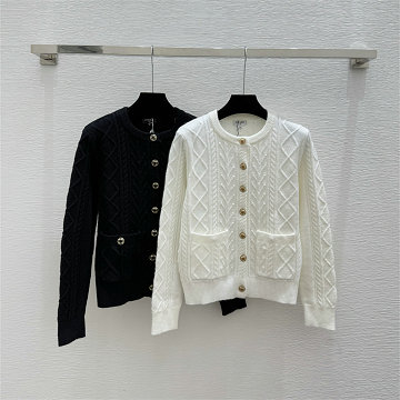 商品名称：シャネル CHANEL XG-MKCH25011 2025年新作 カーディガン ロングスリーブ ウールニット セーター クルーネック 長袖 レディース