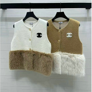 商品名称：シャネル CHANEL XG-MKCH25017 2025年新作 ベルベットベスト タンクトップ ノースリーブ ウール コート クルーネック レディース