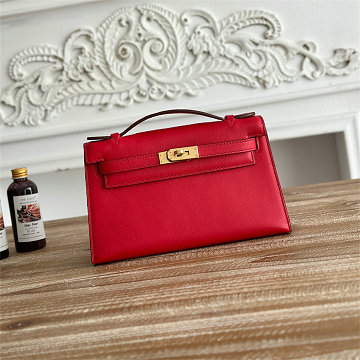 商品名称：エルメス HERMES 063-HKL22SFQJRD 2025年新作 ケリー 22 ポシェット トップハンドルバッグ トートバッグ swift ハンドバッグ 2way ショルダーバッグ