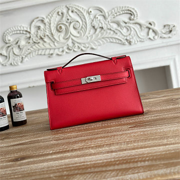 商品細詳を見る:エルメス HERMES 063-HKL22SFQYRD 2025年新作 ケリー 22 ポシェット トップハンドルバッグ トートバッグ swift 2way ショルダーバッグ