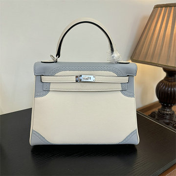 商品名称：エルメス HERMES 063-HKL25GTBBL  2025年新作 ケリー 25 トップハンドルバッグ トートバッグ ショルダーバッグ レディース swift