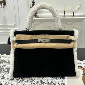 商品名称：エルメス HERMES 063-HKL35TDYBK 2025年新作 ケリー 35 トップハンドルバッグ トートバッグ ハンドバッグ レディース スエード