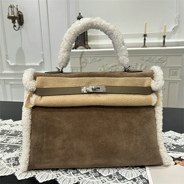 商品細詳を見る:エルメス HERMES 063-HKL35TDYHS 2025年新作 ケリー 35 トップハンドルバッグ トートバッグ ハンドバッグ レディース スエード