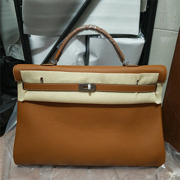 商品名称：エルメス HERMES 063-HKL50TGYJZ 2025年新作 ケリー 50 トップハンドルバッグ トートバッグ ハンドバッグ レディース
