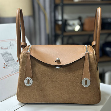 商品名称：エルメス HERMES 063-HLD26JSYJZ 2025年新作 リンディ スモール ショルダーバッグ フラップバッグ スクエアバッグ レディース スエード