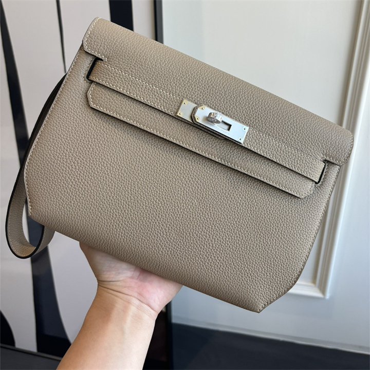 商品名称：エルメス HERMES 063-HKLD25TGYQH 2025年新作 ケリー デペチェス ポーチ ストラップ付き 手持ちかばん クラッチバッグ ショルダーバッグtogo皮
