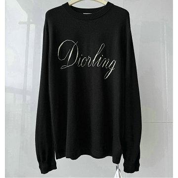 商品名称：クリスチャンディオール CHRISTIAN DIOR 2025年新作 ロングスリーブ コットンニット セーター クルーネック レディース