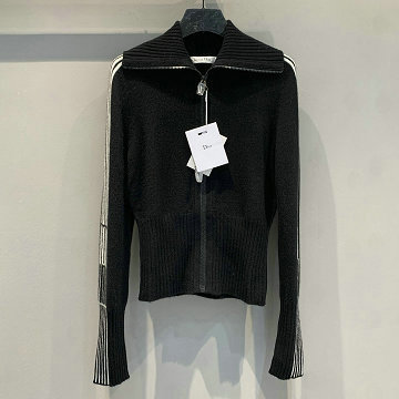 商品細詳を見る:クリスチャンディオール CHRISTIAN DIOR 2025年新作 ジップカーディガン ロングスリーブ ウール ニットセーター レディース