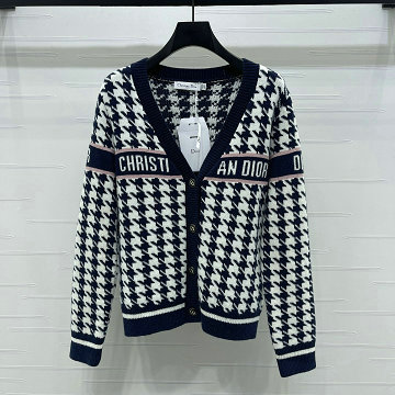 商品名称：クリスチャンディオール CHRISTIAN DIOR 2025年新作 カーディガン ロングスリーブ ウール ニットセーター Vネック レディース