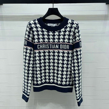 クリスチャンディオール CHRISTIAN DIOR 2025年新作 ロングスリーブ ウール ニットセーター クルーネック レディース