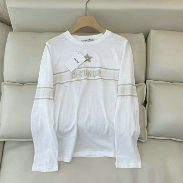 クリスチャンディオール CHRISTIAN DIOR 2025年新作 ロングスリーブ Tシャツ クルーネック レディース