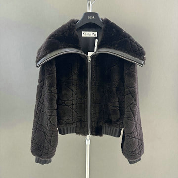 商品名称：クリスチャンディオール CHRISTIAN DIOR 2025年新作 ロングスリーブ ショートコート ジップジャケット アウターコート レディース