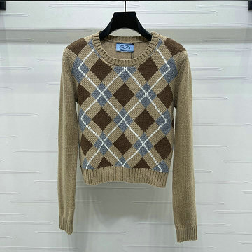 商品名称：プラダ PRADA 2025年新作 ロングスリーブ ウールニット セーター クルーネック レディース