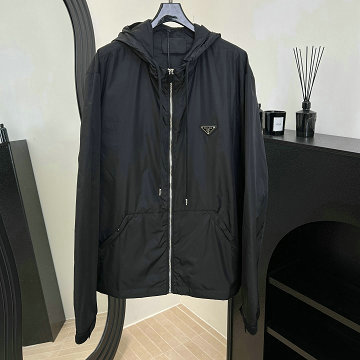 商品名称：プラダ PRADA 2025年新作 フーディージャケット ショートコート ロングスリーブ アウターコート