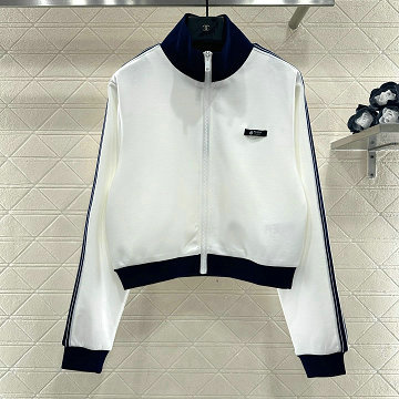 プラダ PRADA 2025年新作 ジップジャケット ロングスリーブ アウターコート スポーツコート