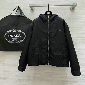 商品名称：プラダ PRADA 2025年新作 フーディージャケット ショートコート ロングスリーブ アウターコート