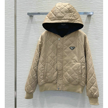 商品細詳を見る:プラダ PRADA 2025年新作 リバーシブル コットンジャケット ショートコート ロングスリーブ アウターコート