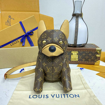 ルイヴィトン LOUISVUITTON M12617　2025年新作 ドッグ ポーチバッグ ショルダーバッグ モノグラムキャンパス