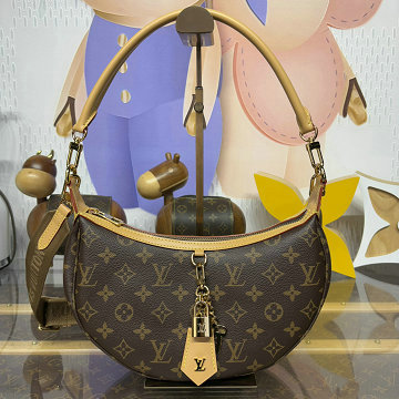 ルイヴィトン LOUISVUITTON M12939　2025年新作 ルーピング ホーボーバッグ ショルダーバッグ モノグラムキャンパス