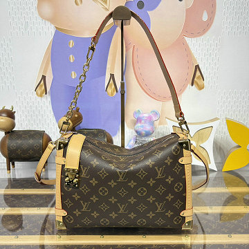 商品名称：ルイヴィトン LOUISVUITTON M14513　2025年新作 サイド トランク MM トートバッグ ショルダーバッグ レディース モノグラムキャンパス