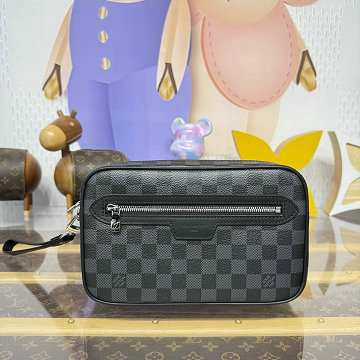 商品名称：ルイヴィトン LOUISVUITTON N47626　2025年新作 ポシェット クラッチポーチ メンズ 手持ちかばん ビジネスバッグ ダミエ グラフィット キャンパス