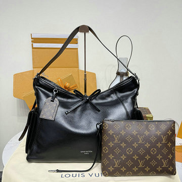 商品名称：ルイヴィトン LOUISVUITTON 057-M15175　2025年新作 キャリーオール バイブ ラベルバッグ ショルダーバッグ トートバッグ ラムレザー