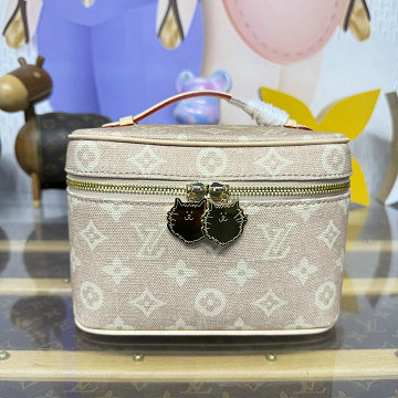 商品名称：ルイヴィトン LOUISVUITTON M15170　2025年新作 ニース ミニ バニティ 化粧箱 トラベル アクセサリー ミャオウグラム キャンバス