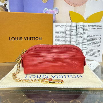 商品名称：ルイヴィトン LOUISVUITTON M25687　2025年新作 コスメティック リップスティック ポーチ エピ レザー