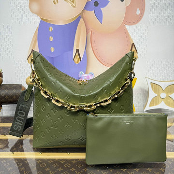 商品名称：ルイヴィトン LOUISVUITTON M15228　2025年新作 クッサン ホーボー MM トートバッグ ハンドバッグ 2way ショルダーバッグ レディース レザー