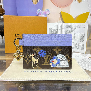 商品細詳を見る:ルイヴィトン LOUISVUITTON M15324　2025年新作 カードケース ポルト カルト LV チャーム モノグラム キャンバス