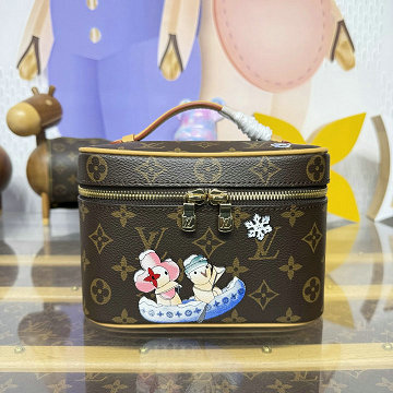 商品細詳を見る:ルイヴィトン LOUISVUITTON M26647　2025年新作 ニース ミニ バニティ 化粧箱 トラベル アクセサリー モノグラム キャンバス