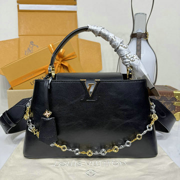 商品名称：ルイヴィトン LOUISVUITTON M12924　2025年新作 カプシーヌ MM ハンドバッグ ショルダーバッグ レディース カーフレザー