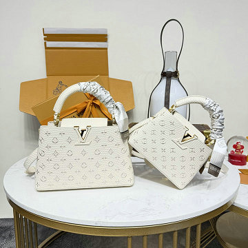 商品名称：ルイヴィトン LOUISVUITTON M13053　2025年新作 カプシーヌ ハンドバッグ ショルダーバッグ レディース リザード柄