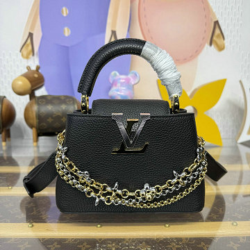 商品細詳を見る:ルイヴィトン LOUISVUITTON M26351　2025年新作 カプシーヌ MINI ハンドバッグ ショルダーバッグ レディース トリヨンレザー