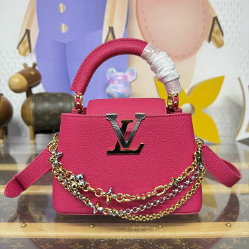 商品細詳を見る:ルイヴィトン LOUISVUITTON M26507　2025年新作 カプシーヌ MINI ハンドバッグ ショルダーバッグ レディース トリヨンレザー