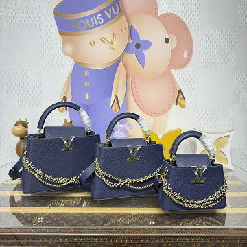 商品細詳を見る:ルイヴィトン LOUISVUITTON M27035　2025年新作 カプシーヌ MM ハンドバッグ ショルダーバッグ レディース トリヨンレザー