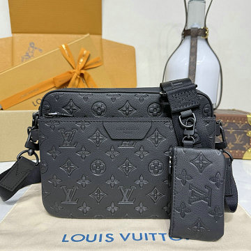 商品細詳を見る:ルイヴィトン LOUISVUITTON M26713　2025年新作 トリオ メッセンジャーバッグ ショルダーバッグ モノグラム シャドウ レザー メンズ