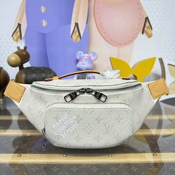 ルイヴィトン LOUISVUITTON M27152　2025年新作 ラッシュ バムバッグ ウェストバッグ ショルダーバッグ モノグラム ヘリテージ キャンバス