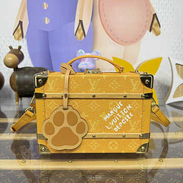 商品細詳を見る:ルイヴィトン LOUISVUITTON M12458　2025年新作 ハンドル トランク ショルダーバッグ スクエアバッグ モノグラム キャンバス