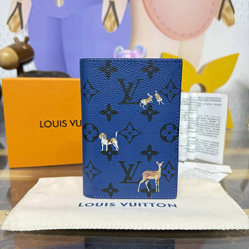 商品名称：ルイヴィトン LOUISVUITTON M27052　2025年新作 パスポートカバー クーヴェルテュール パスポール モノグラム フォレスト キャンバス