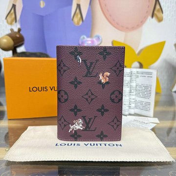 商品名称：ルイヴィトン LOUISVUITTON 057-M27099　2025年新作 パスポートカバー クーヴェルテュール パスポール モノグラム フォレスト キャンバス