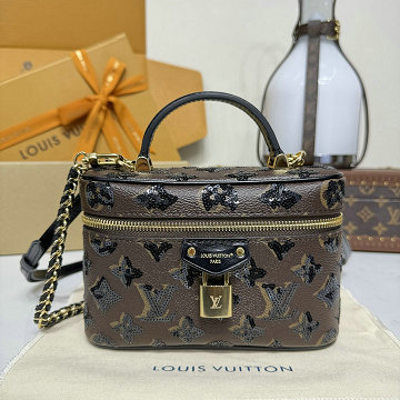 商品名称：ルイヴィトン LOUISVUITTON M27049　2025年新作 ヴァニティ チェーン ポーチ 化粧かばん ハンドバッグ モノグラムキャンパス