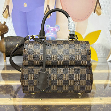商品細詳を見る:ルイヴィトン LOUISVUITTON N00097　2025年新作 クリュニー ミニ トートバッグ ショルダーバッグ ダミエエベヌキャンパス