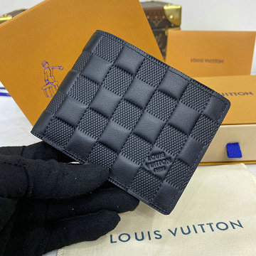 商品細詳を見る:ルイヴィトン LOUISVUITTON N63263　2025年新作 ポルトフォイユ スレンダー 二つ折り短財布 ショートウォレット ダミエ アンフィニ レザー